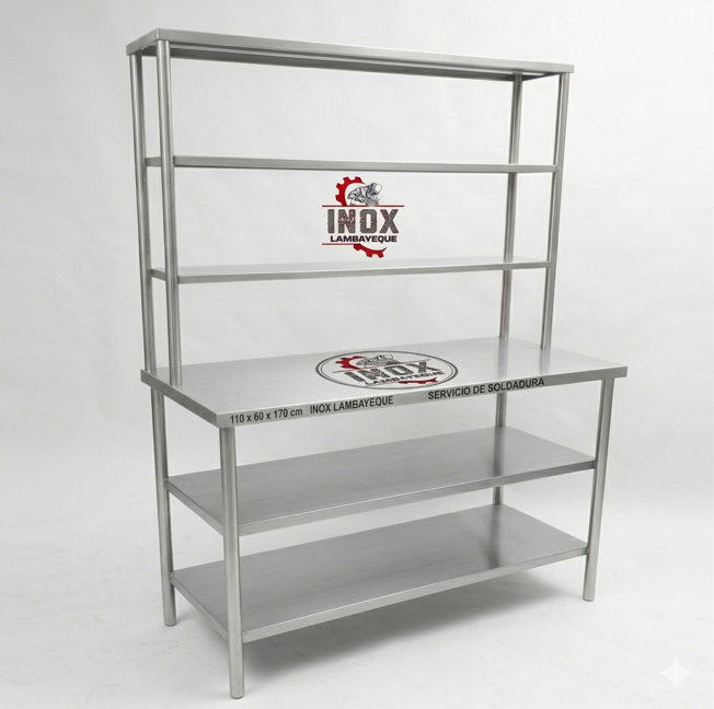 MESA DE AXERO DE 6 NIVELES